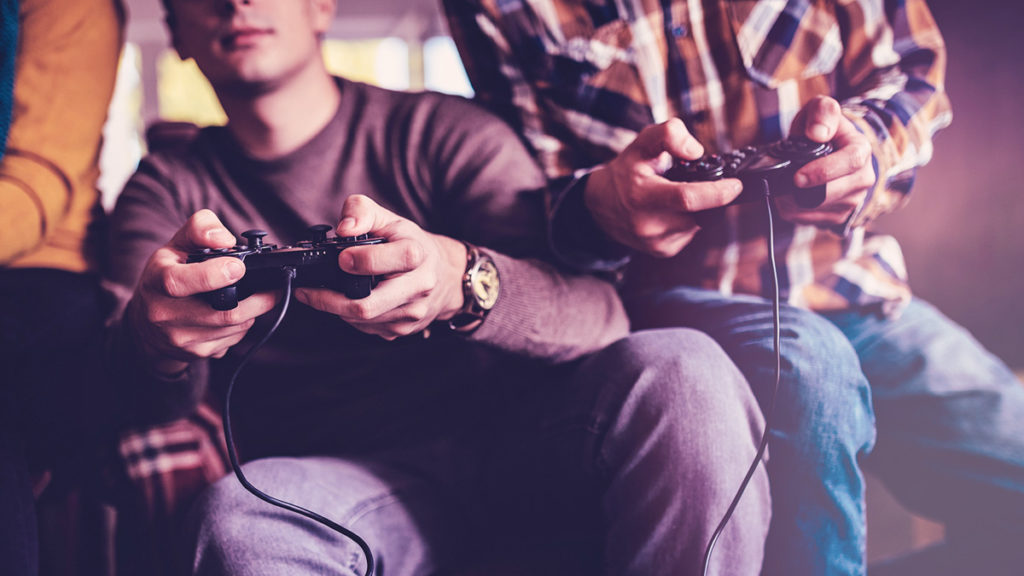 Millennials engaged in video games