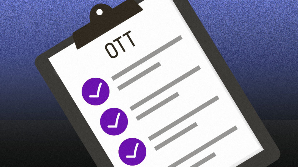 checklist labeled OTT