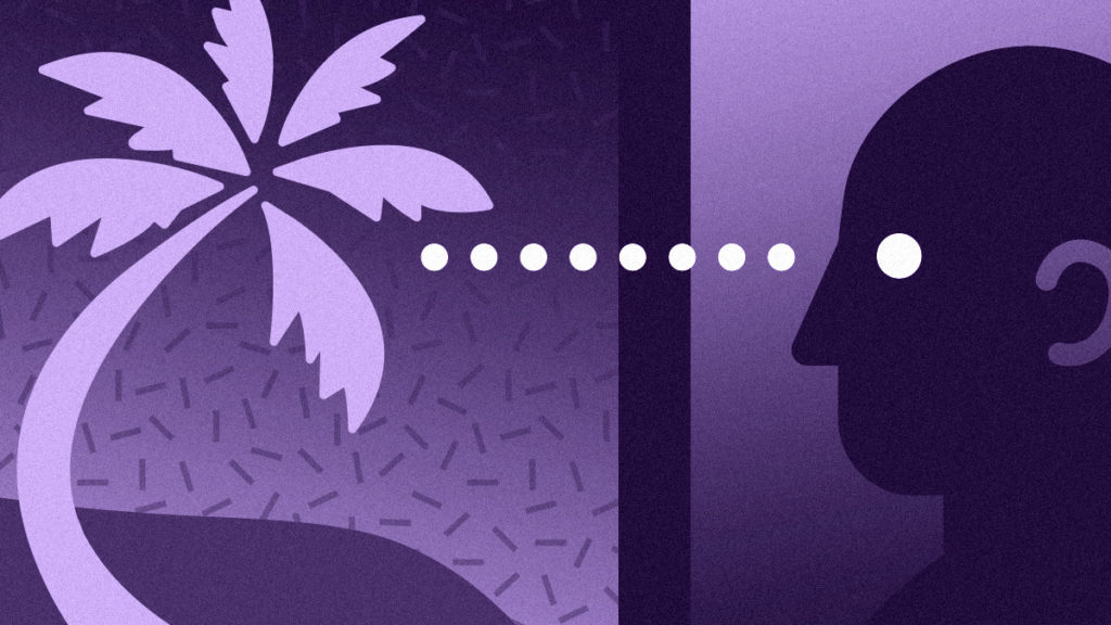 Customer viewing Palace Resorts with eye tracking