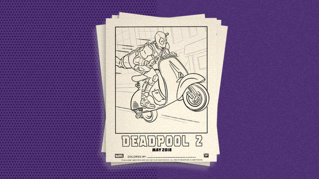 deadpool coloring book product