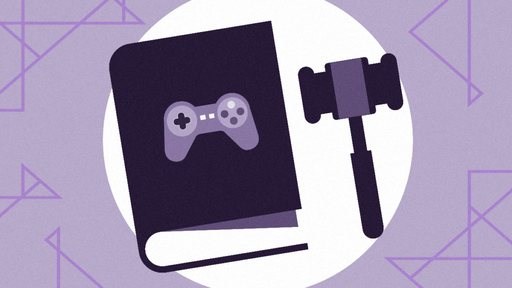 Gaming Law book Concept