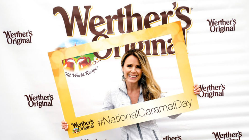 Werther's Original national caramel day photobooth