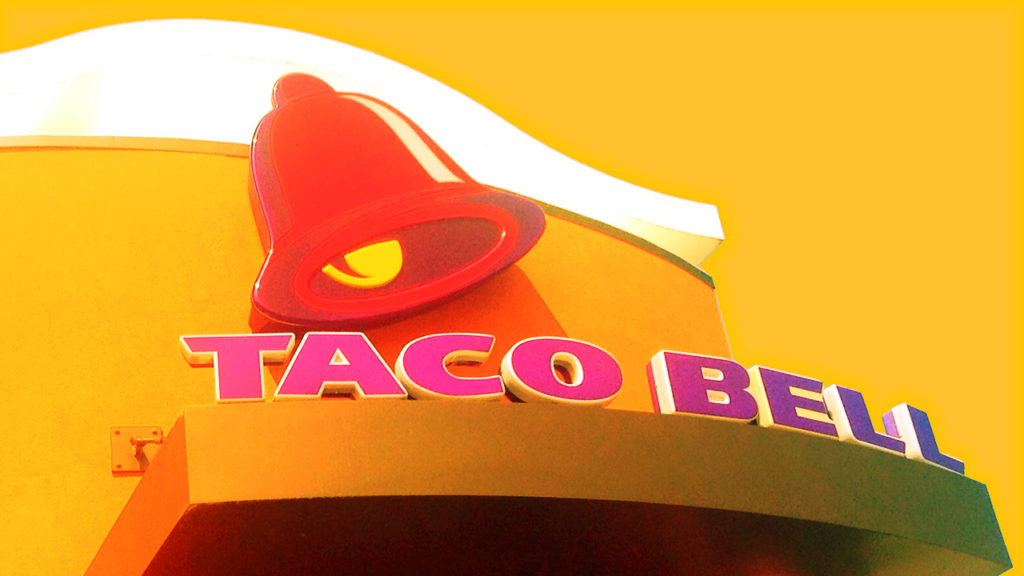 taco bell cheese billboard