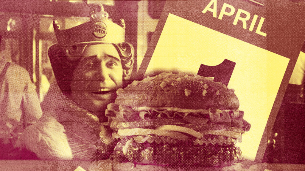 burger king april fools