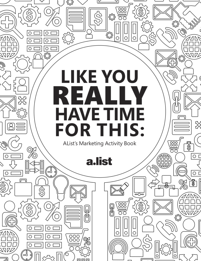 AList Shares An Activity Book Book For Marketers