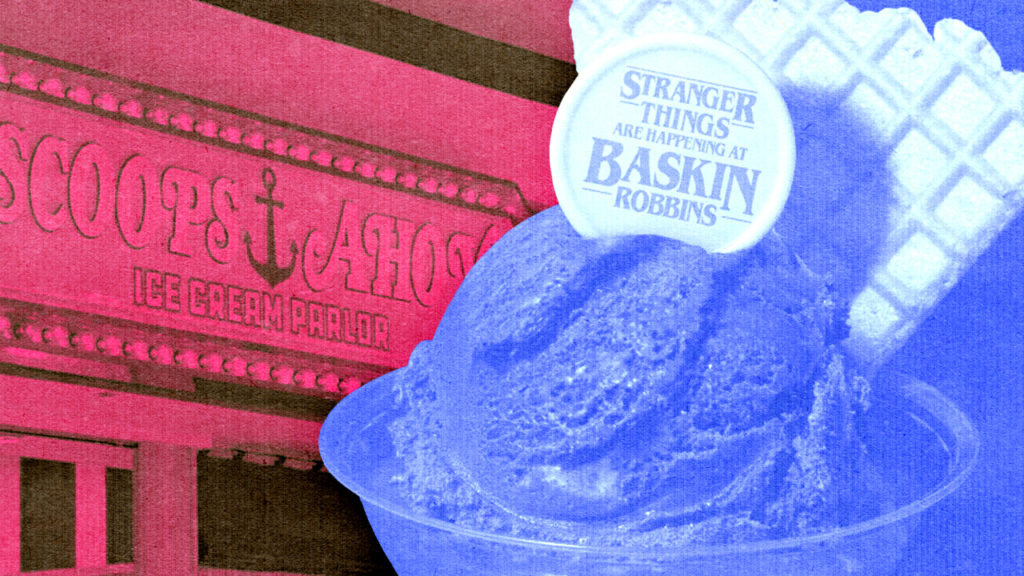 AList Shares Baskin-Robbins Stranger Things