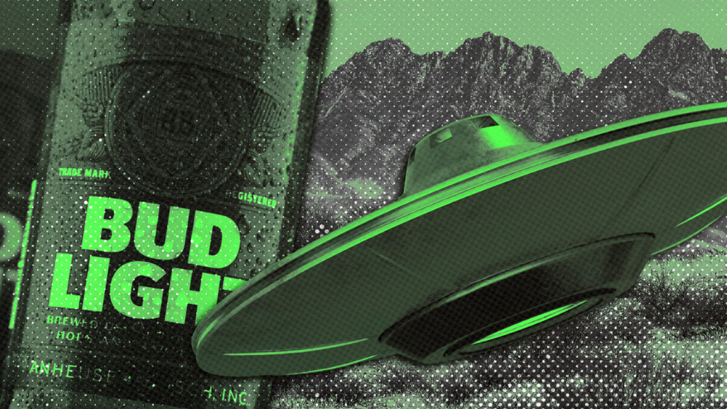AList shares Bud Light offers free beer for aliens