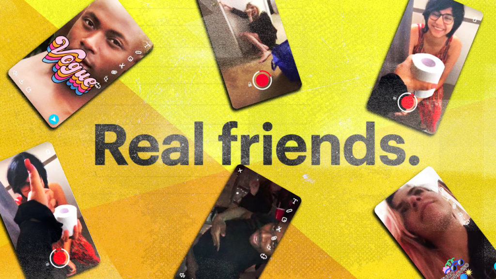 AList shares Snapchat's "Real Friends" campaign