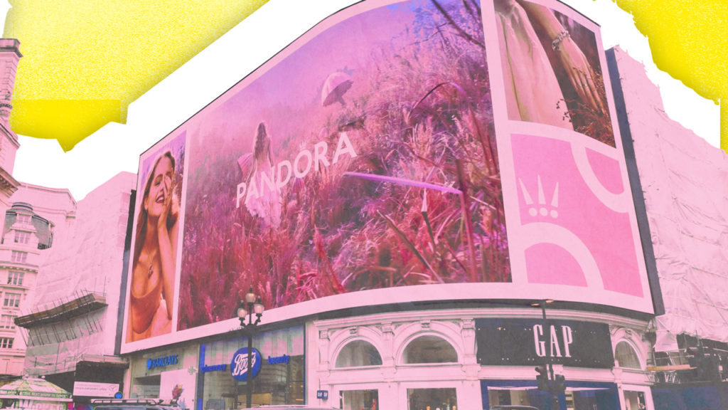 AList shares Pandora Launches London Campaign