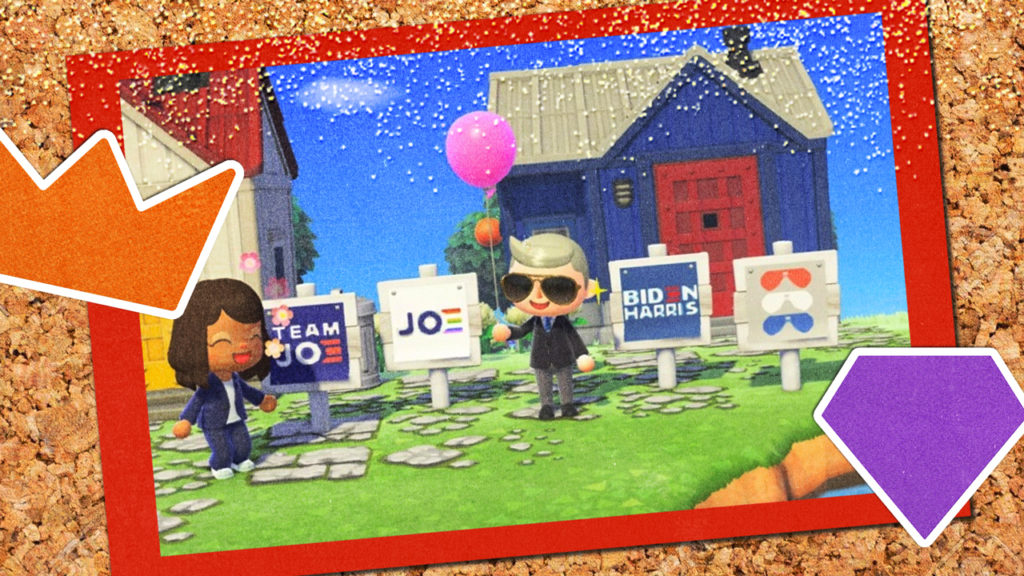 Joe Biden Signs In Animal Crossing