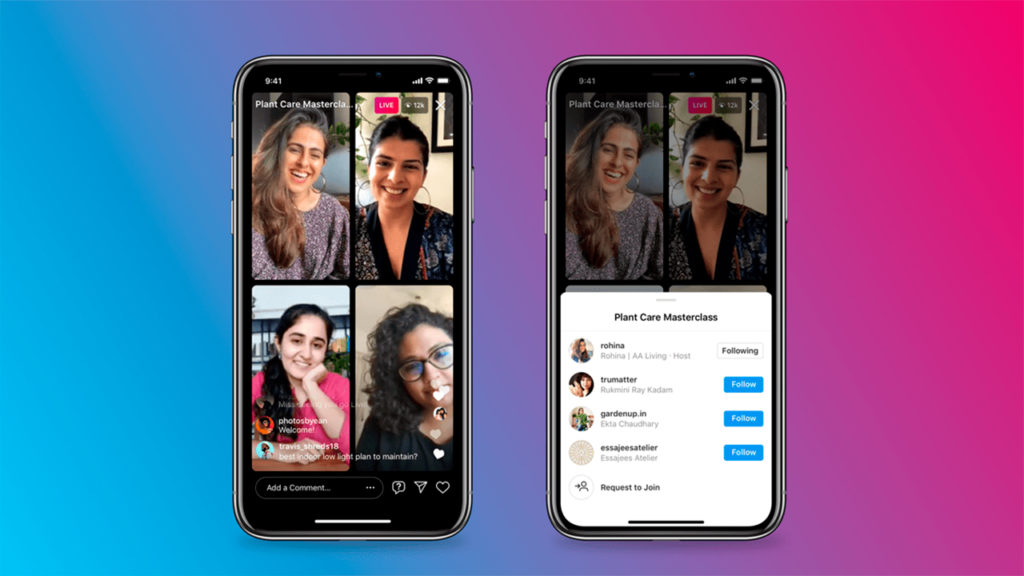 Instagram Rolls Out New ‘Live Rooms’ Feature