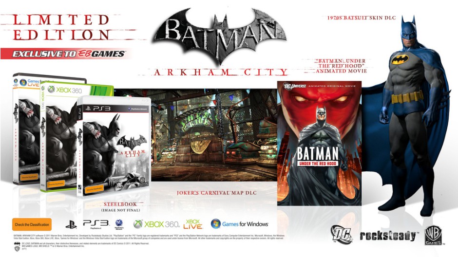 Batman: Arkham City Gets Steel Book Limited Edition