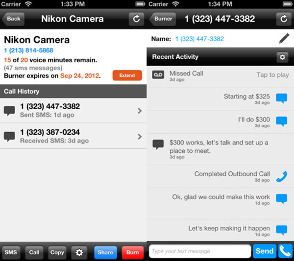 how to make number anonymous on iphone