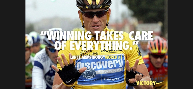 lance armstrong nike ad